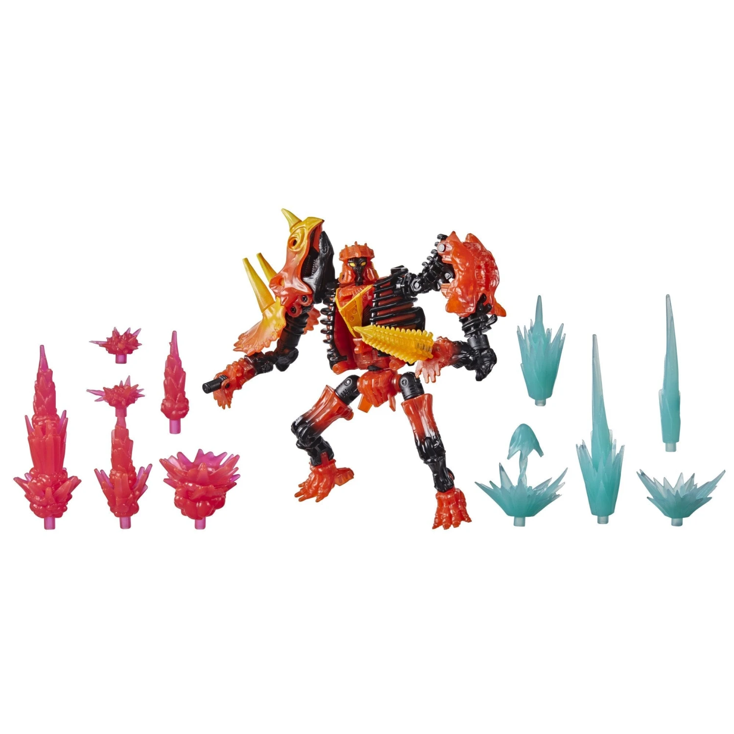 Transformers Generations War For Cybertron Deluxe WFC-K39 Tricranius Beast Power Fire Blasts Collection Pack 4 Transformers Generations War For Cybertron Deluxe WFC-K39 Tricranius Beast Power Fire Blasts Collection Pack - Image 4