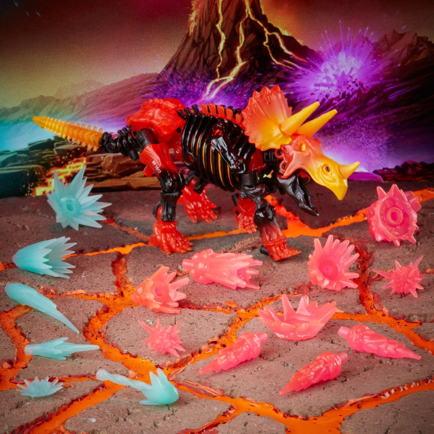 Transformers Generations War For Cybertron Deluxe WFC-K39 Tricranius Beast Power Fire Blasts Collection Pack 9 Transformers Generations War For Cybertron Deluxe WFC-K39 Tricranius Beast Power Fire Blasts Collection Pack - Image 9