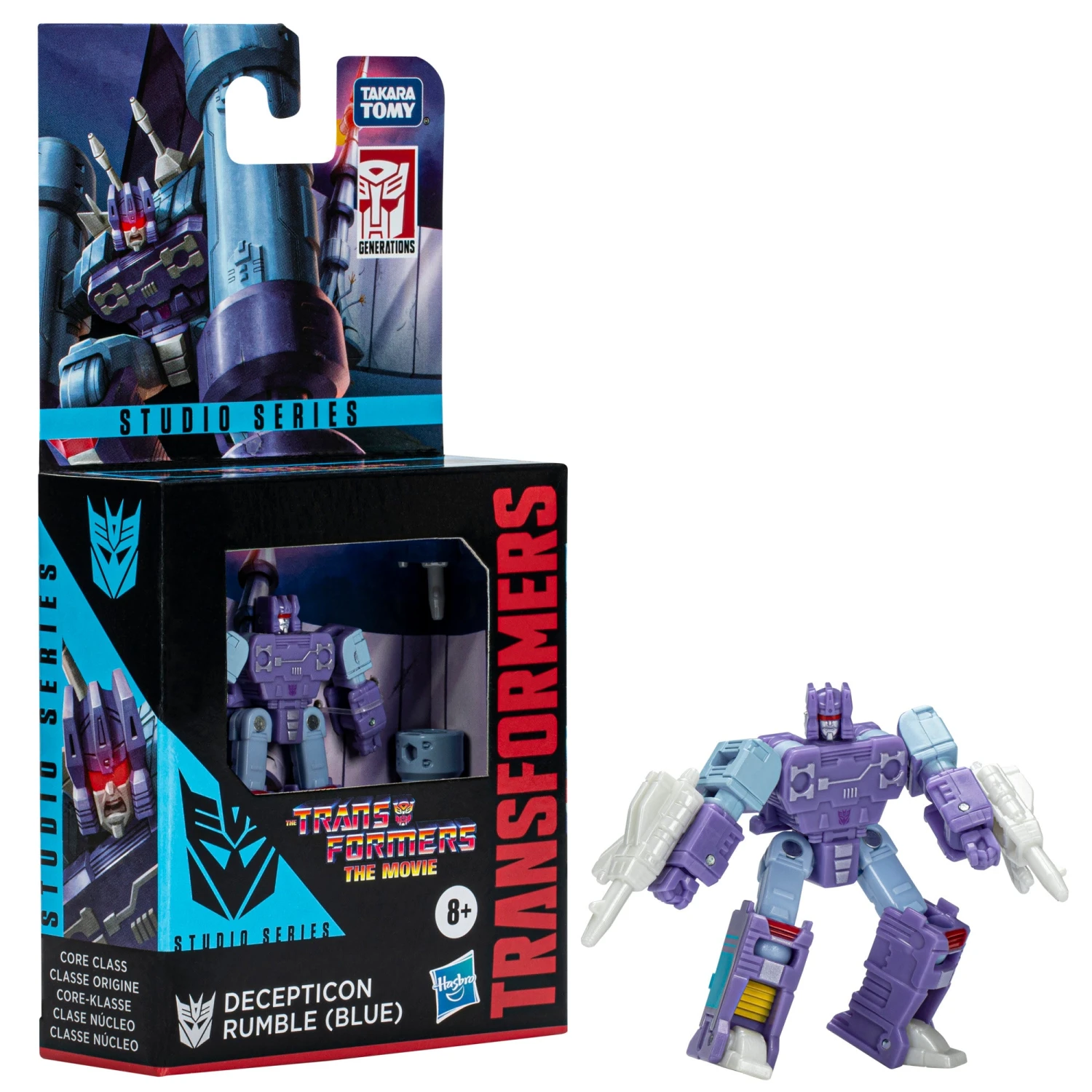 Transformers Studio Series Core Class The Transformers: The Movie Decepticon Rumble (Blue) 6 Transformers Studio Series Core Class The Transformers: The Movie Decepticon Rumble (Blue) - Image 6
