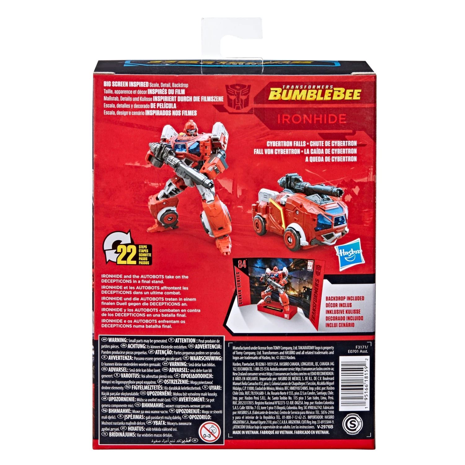 Transformers Studio Series 84 Deluxe Transformers: Bumblebee Ironhide 4 Transformers Studio Series 84 Deluxe Transformers: Bumblebee Ironhide - Image 4