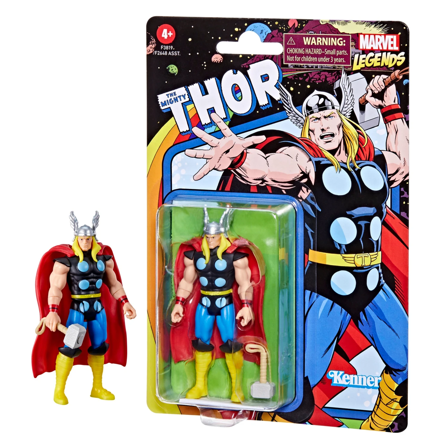 Hasbro Marvel Legends Retro 375 Thor Figure 2 Hasbro Marvel Legends Retro 375 Thor Figure - Image 2