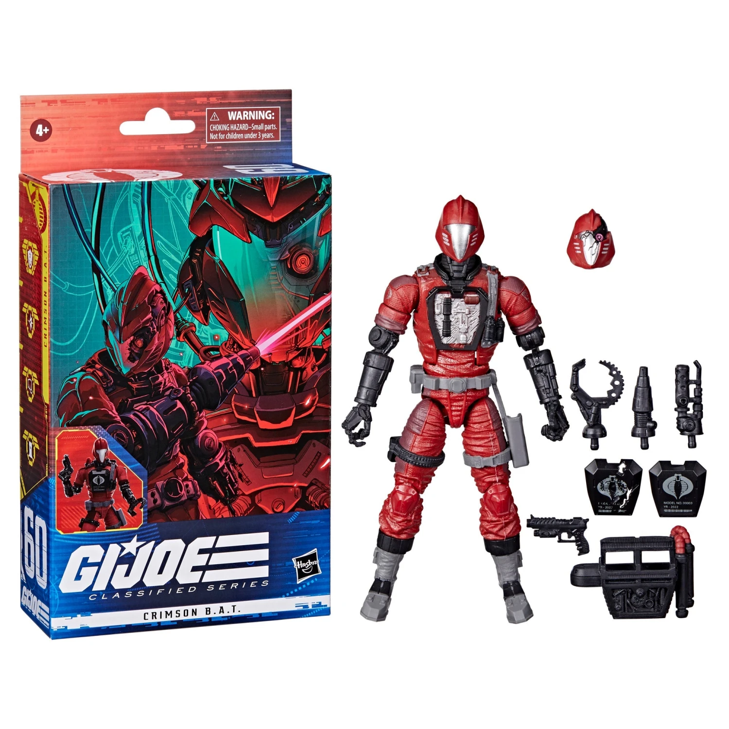 G.I. Joe Classified Series CRIMSON B.A.T. Action Figure 5 G.I. Joe Classified Series CRIMSON B.A.T. Action Figure - Image 5