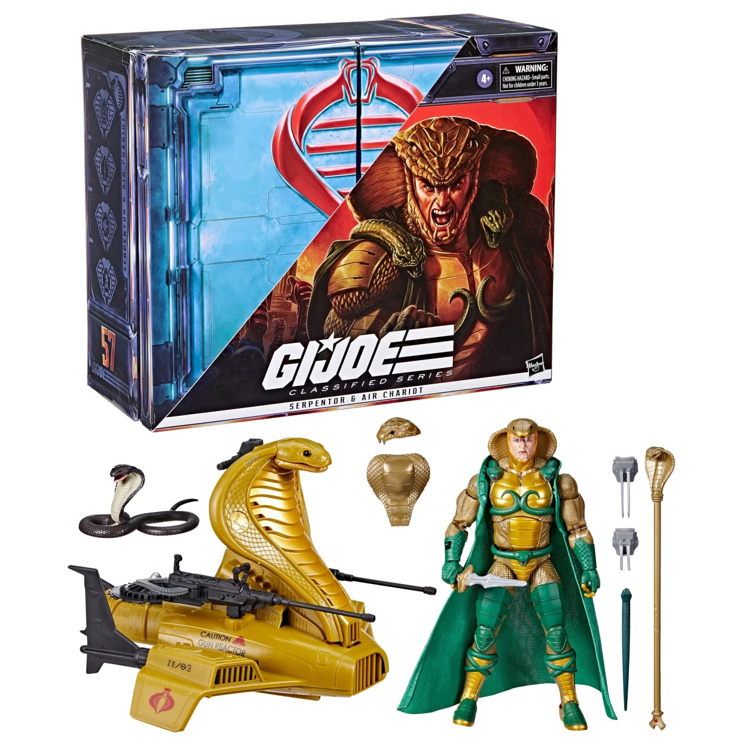 G.I. Joe Classified Series Serpentor & Air Chariot Figure And Vehicle 11 G.I. Joe Classified Series Serpentor & Air Chariot Figure And Vehicle - Image 11
