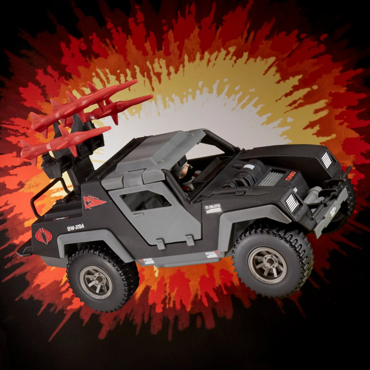 G.I. Joe Retro Collection Cobra Stinger With Cobra Officer - Image 4