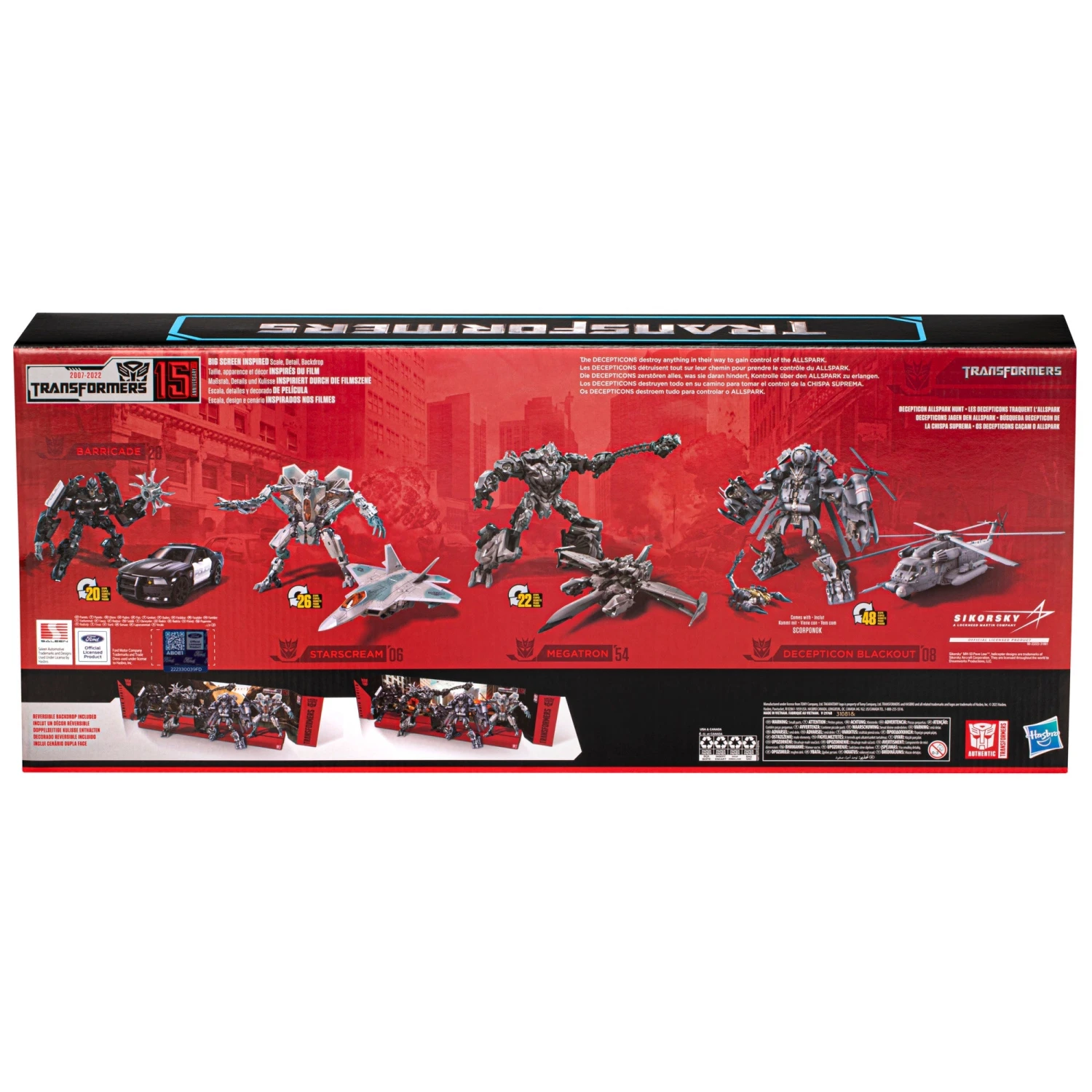Transformers Studio Series Transformers Movie 1 15th Anniversary Decepticon Multipack 5 Transformers Studio Series Transformers Movie 1 15th Anniversary Decepticon Multipack - Image 5