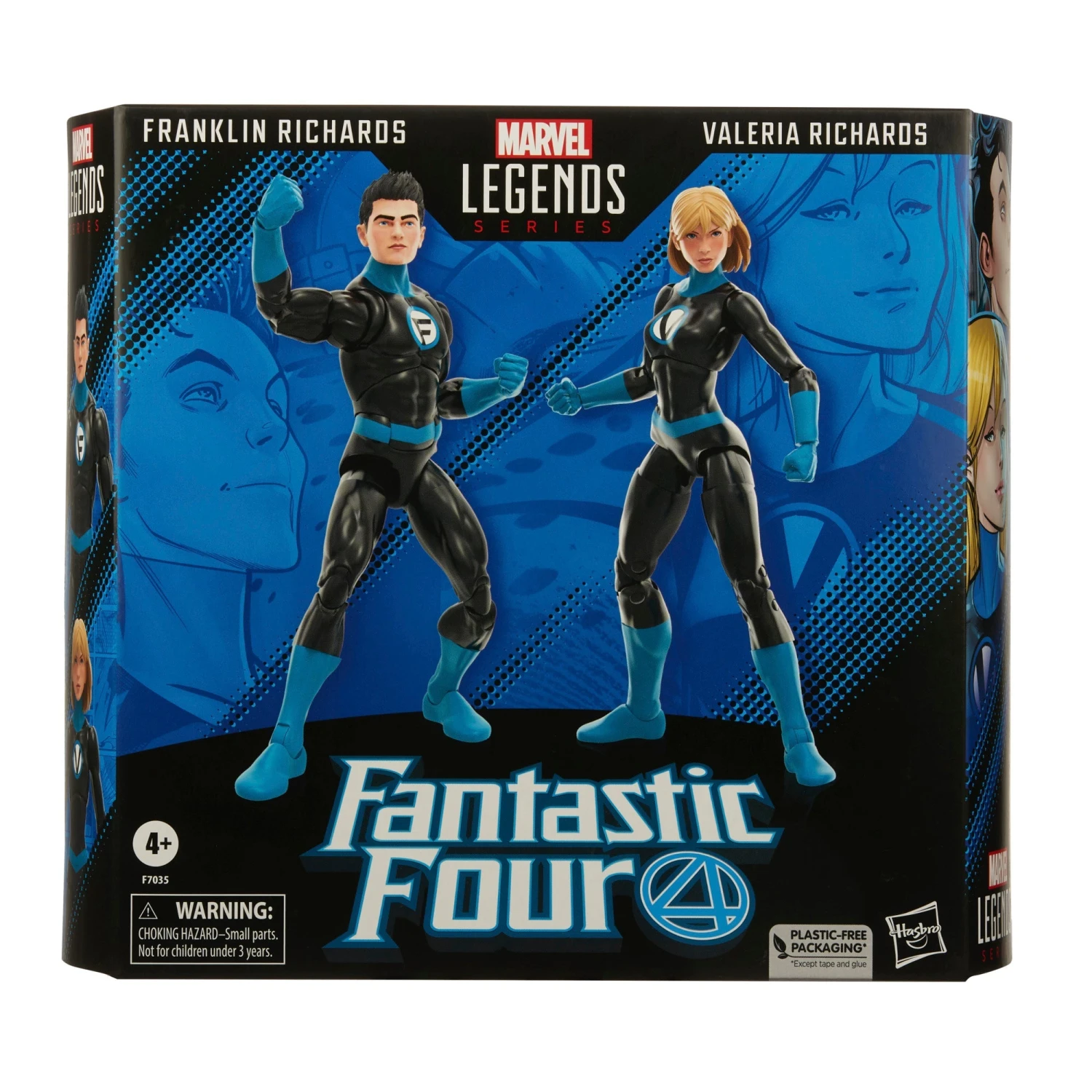 Hasbro Marvel Legends Series Fantastic Four Franklin Richards And Valeria Richards 2 Hasbro Marvel Legends Series Fantastic Four Franklin Richards And Valeria Richards - Image 2