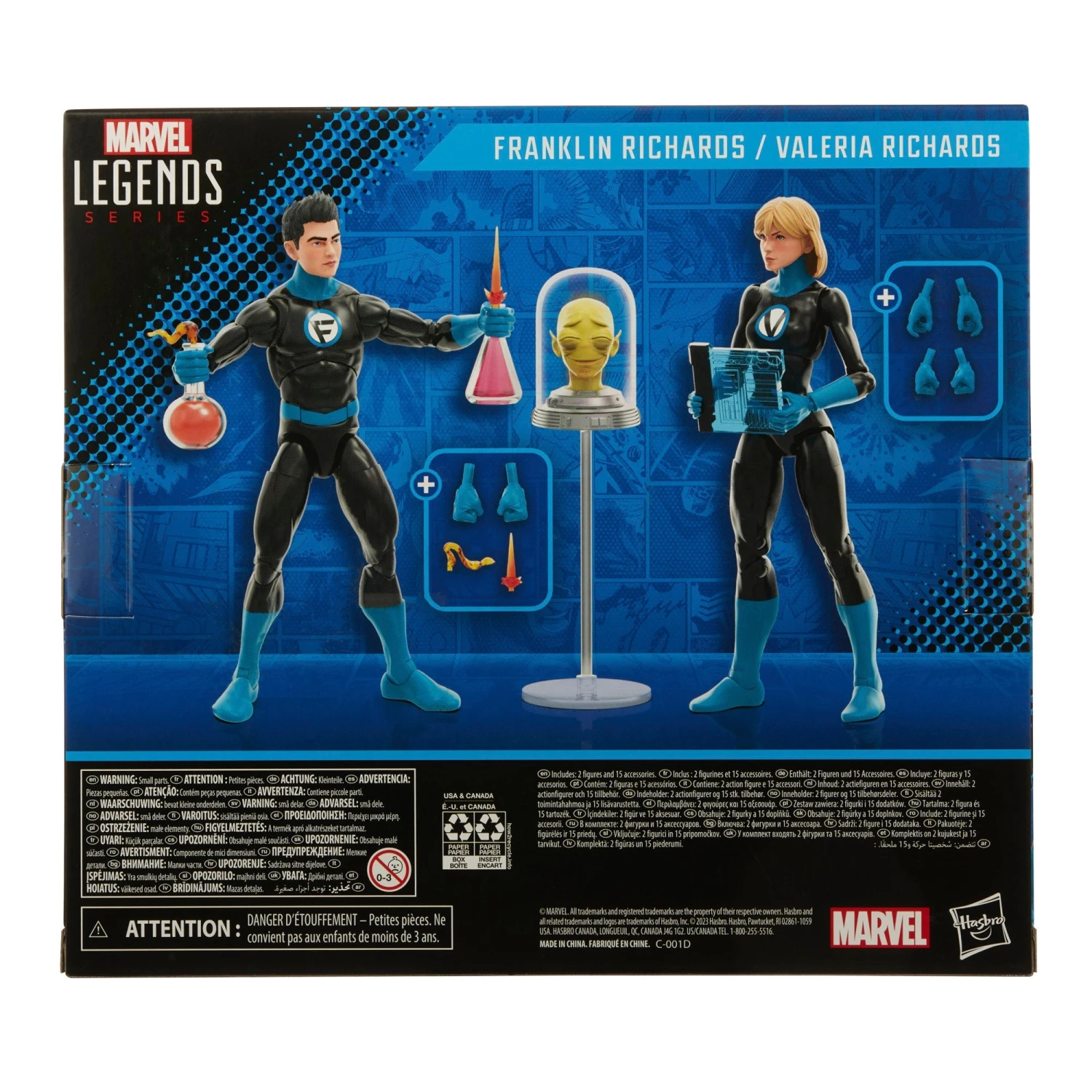 Hasbro Marvel Legends Series Fantastic Four Franklin Richards And Valeria Richards 12 Hasbro Marvel Legends Series Fantastic Four Franklin Richards And Valeria Richards - Image 12