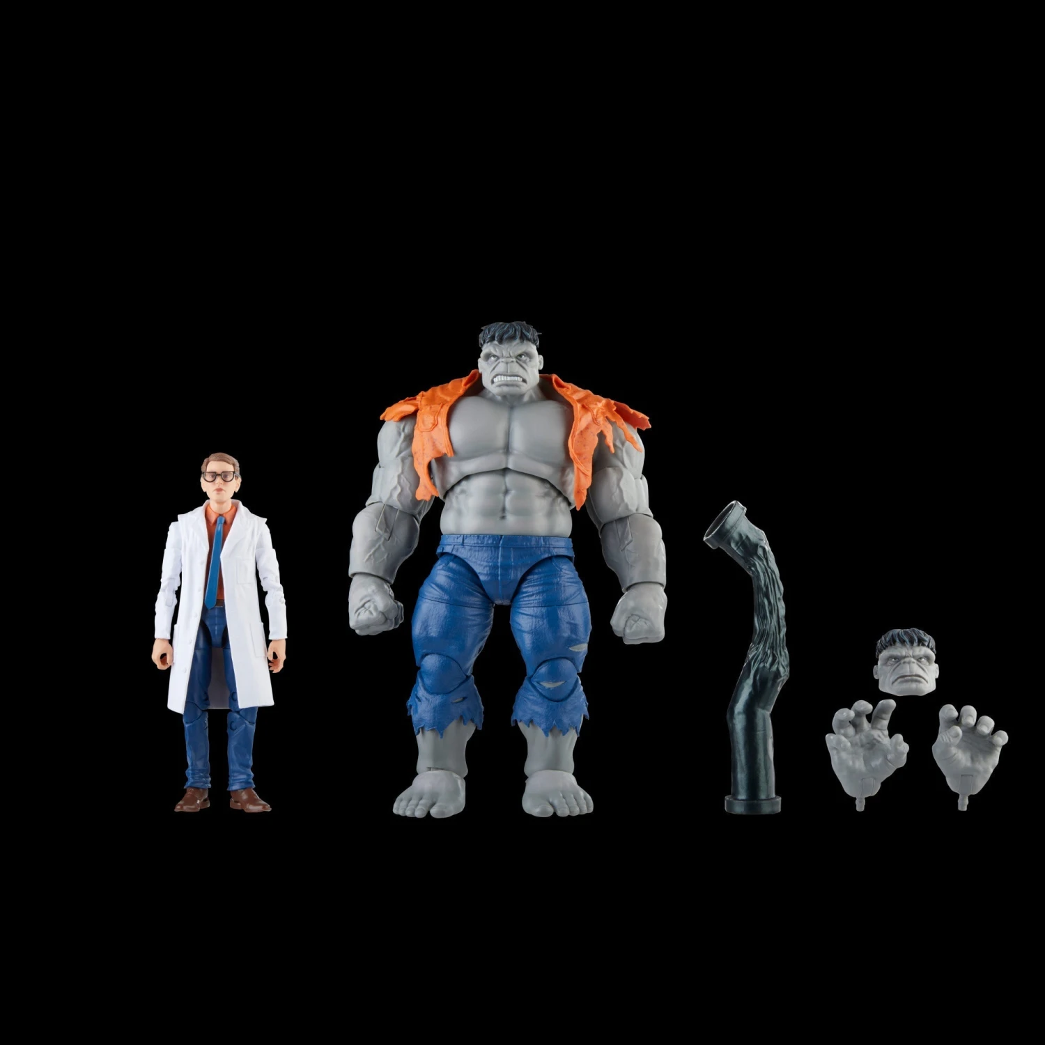 Hasbro Marvel Legends Series Gray Hulk And Dr. Bruce Banner - Presale 10 Hasbro Marvel Legends Series Gray Hulk And Dr. Bruce Banner - Presale - Image 10