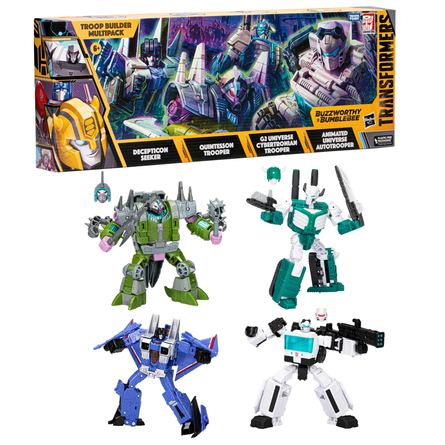 Transformers Buzzworthy Bumblebee Troop Builder Multipack - Presale 1 Transformers Buzzworthy Bumblebee Troop Builder Multipack - Presale