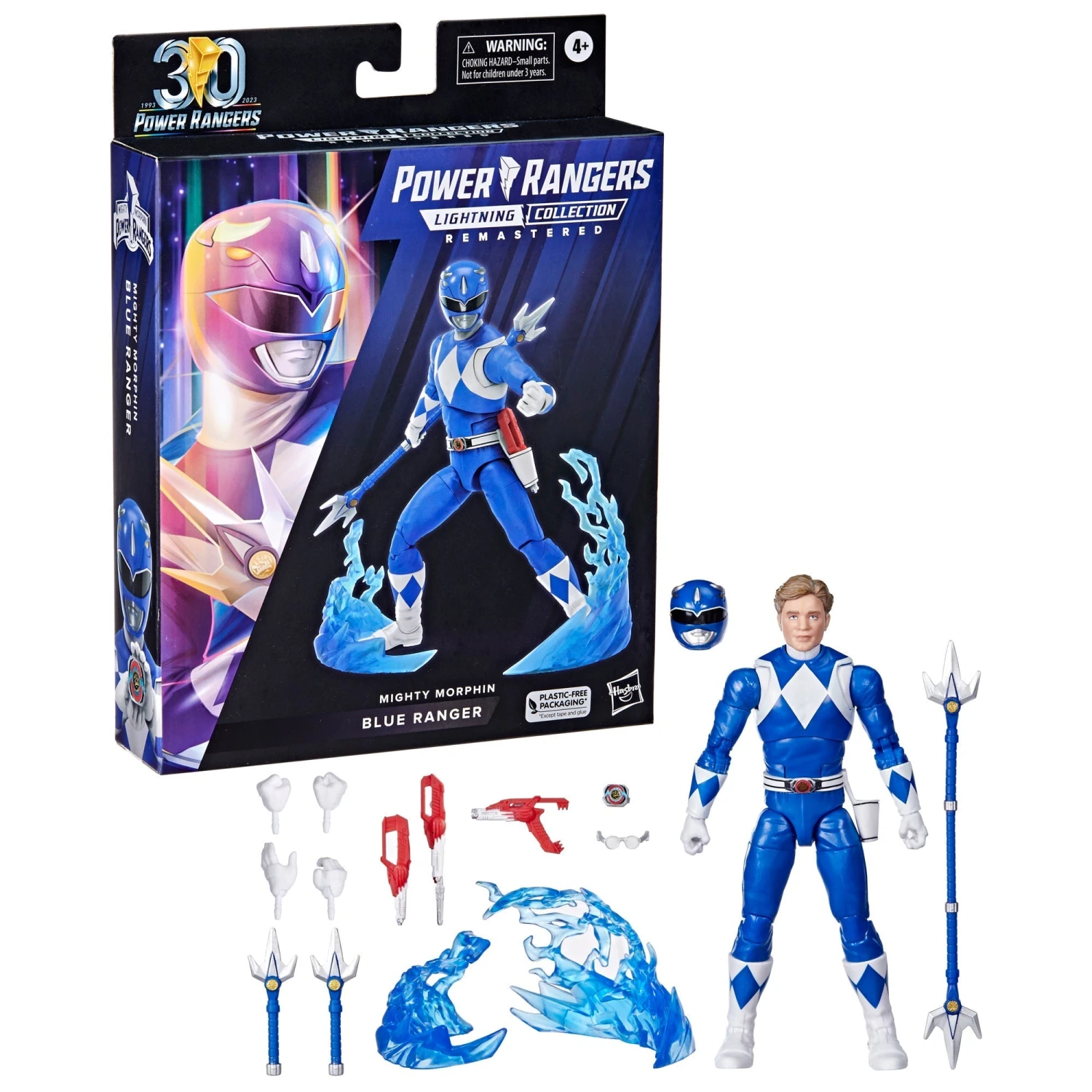 Power Rangers Lightning Collection Remastered Mighty Morphin Blue Ranger 3 Power Rangers Lightning Collection Remastered Mighty Morphin Blue Ranger - Image 3