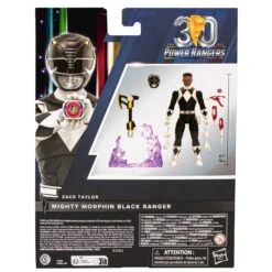 Power Rangers Lightning Collection Remastered Mighty Morphin Black Ranger -Cheap Hasbro Pulse Store F73895X00 back 23 2000px 300DPI