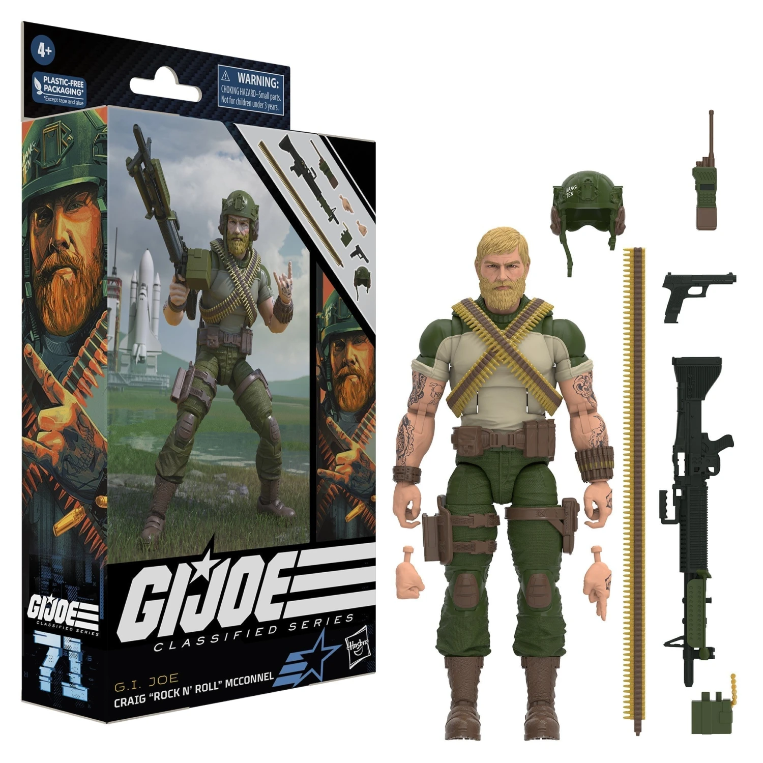 G.I. Joe Classified Series Craig “Rock ‘N Roll” McConnel Figure, 71 - Presale 8 G.I. Joe Classified Series Craig “Rock ‘N Roll” McConnel Figure, 71 - Presale - Image 8