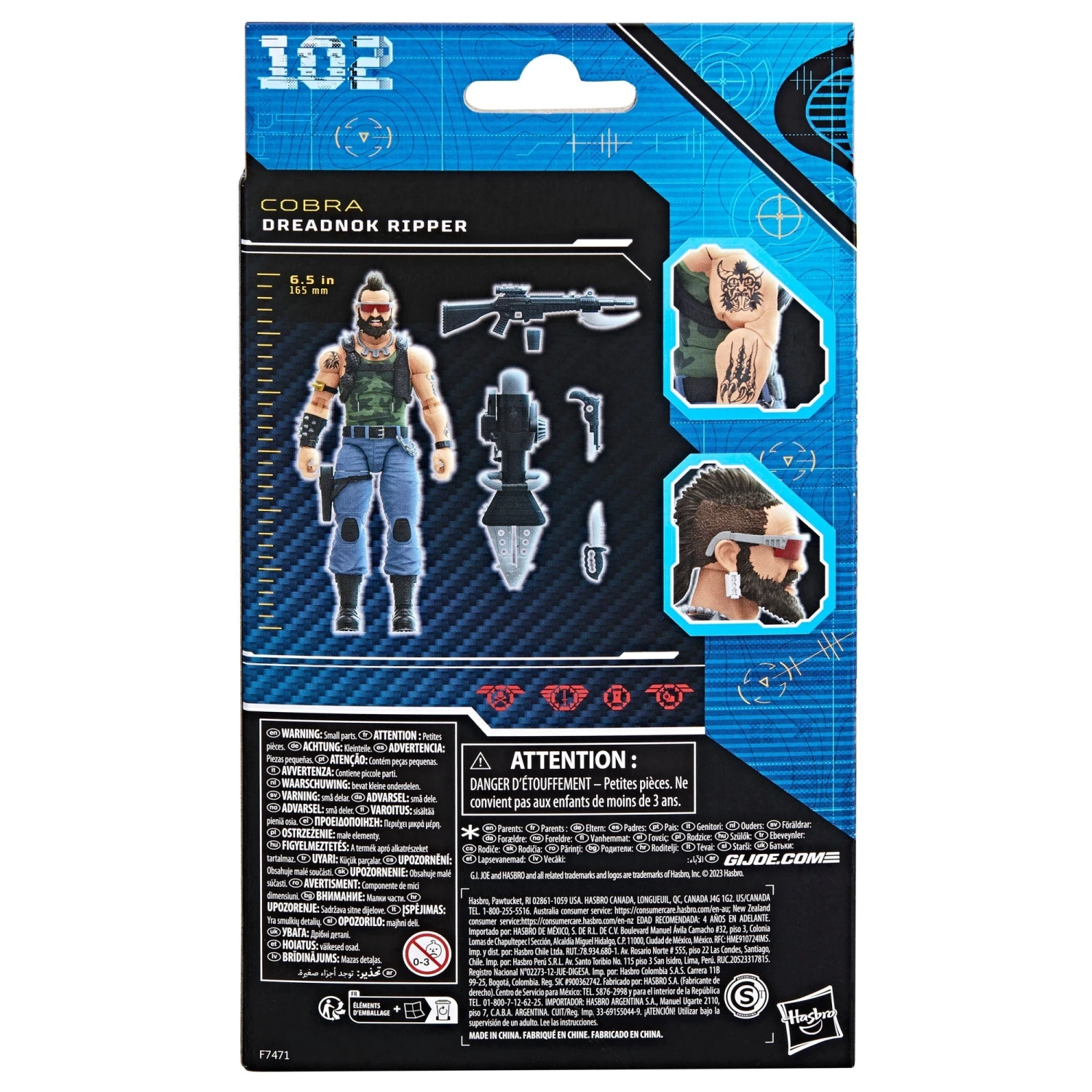 G.I. Joe Classified Series Dreadnok Ripper Figure, 102 - Presale 10 G.I. Joe Classified Series Dreadnok Ripper Figure, 102 - Presale - Image 10