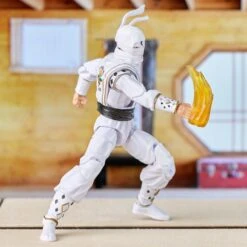 Power Rangers Lightning Collection Mighty Morphin X Cobra Kai Daniel LaRusso Morphed White Crane Ranger -Cheap Hasbro Pulse Store F7768 DIO PRG CEDARCITY 0010