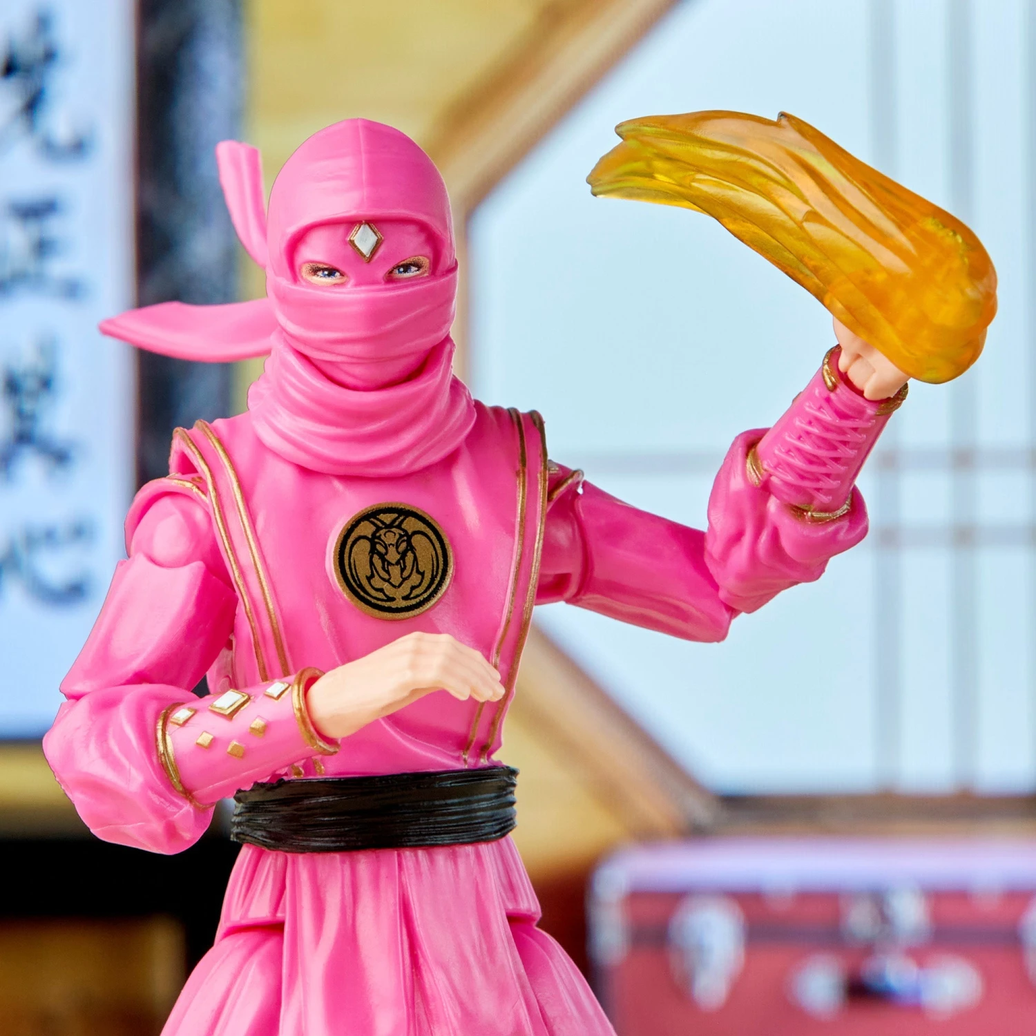 Power Rangers Lightning Collection Mighty Morphin X Cobra Kai Samantha LaRusso Morphed Pink Mantis Ranger 12 Power Rangers Lightning Collection Mighty Morphin X Cobra Kai Samantha LaRusso Morphed Pink Mantis Ranger - Image 12