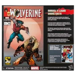 Marvel Legends Series Marvel's Logan Vs Sabretooth - Presale -Cheap Hasbro Pulse Store F90215L00 back 23 2000px 300DPI