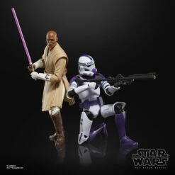 Best Seller 17 Star Wars The Black Series Mace Windu & Clone Trooper - Presale